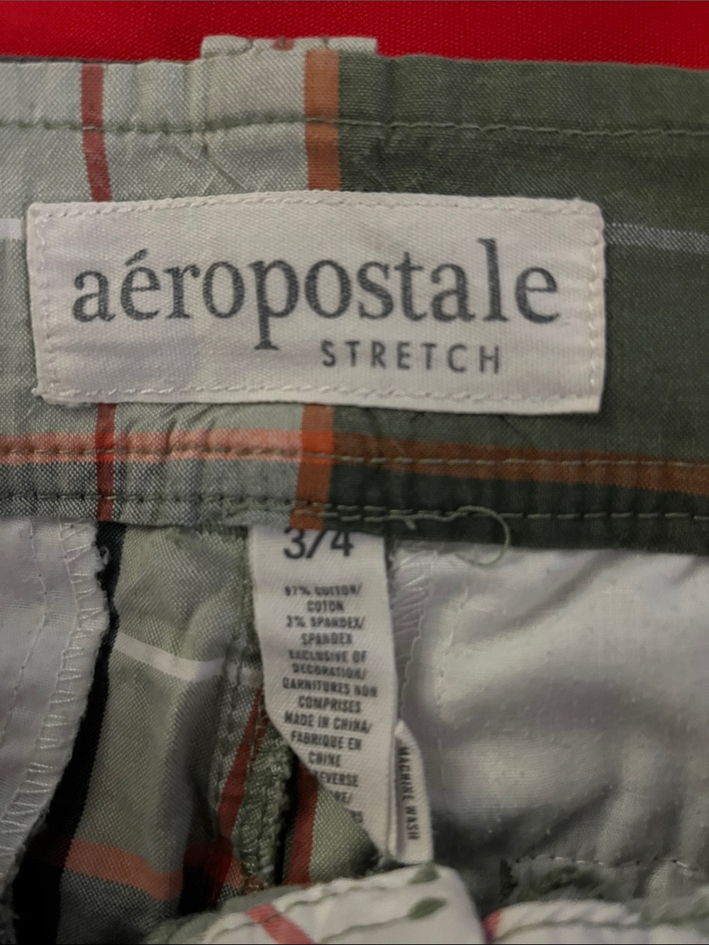 Size 3/4 Aeropostale Plaid Shorts - Picture 2 of 5